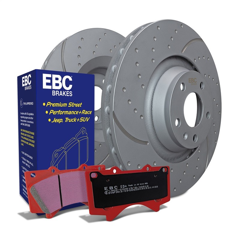 EBC Brakes S8KF1051 S8 Kits Orangestuff and GD Rotors Fits 10-23 4Runner GX460 gallery