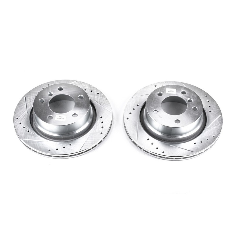 EBR670XPR Powerstop 2-Wheel Set Brake Discs Rear for E86 Z Series E85 BMW Z4