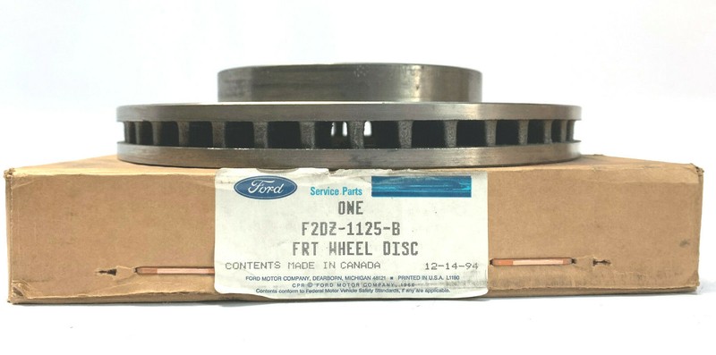 NEW OEM FORD 1991-1993 Taurus Continental Sable Front Disc Brake Rotor F2DZ1125B