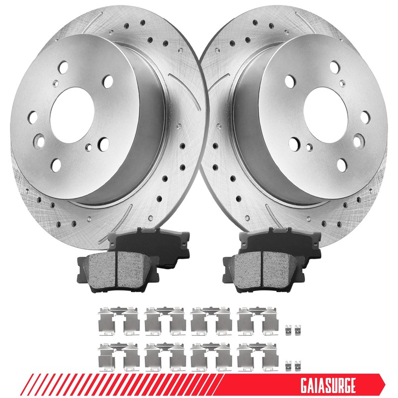 FOR Toyota Camry Toyota Avalon Front & Rear Disc Brake Rotors Brake Pads Kits