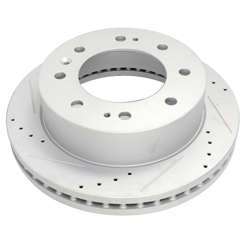 Front Drilled And Slotted Brake Rotors Fits 2011-2018 GMC Sierra 3500 Chevrolet gallery