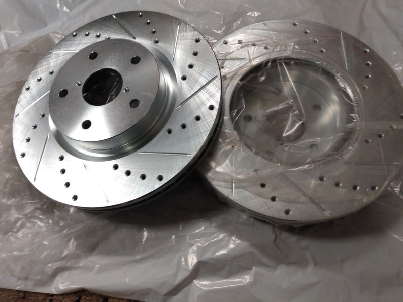 Front Disc Brake Rotor Set (2) - Drilled & Slotted - DFC 631-13035L/R gallery