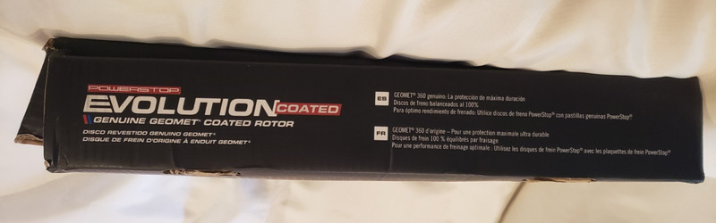 POWERSTOP FRONT DISC BRAKE ROTOR AR85176EVC - EVOLUTION GENUINE GEOMET COATED gallery