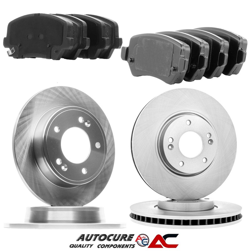 FOR KIA CEED 1.6 CRDI 3 MK2 2012-2015 FRONT & REAR BRAKE DISCS & PADS FULL SET