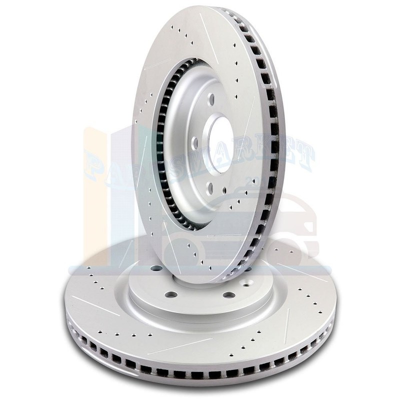 2X Front Discs Brake Rotors For 2011 2012 2013-2017 Ford Explorer G3000 Casting