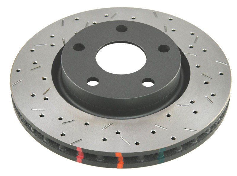 DBA 4000 Series XS Rear Drilled & Slotted Brake Rotor for Chevrolet Camaro &