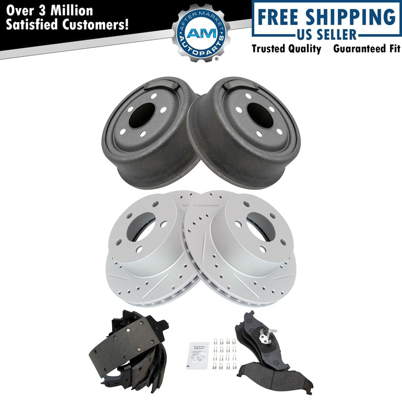Performance Brake Pad & Rotor,Shoe & Drum Kit Fits Jeep