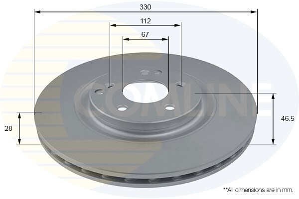 Premier Front Brake Disc Fits Mercedes CLK C-Class CLC-Class 3.0 CDi 3.5 #1 gallery