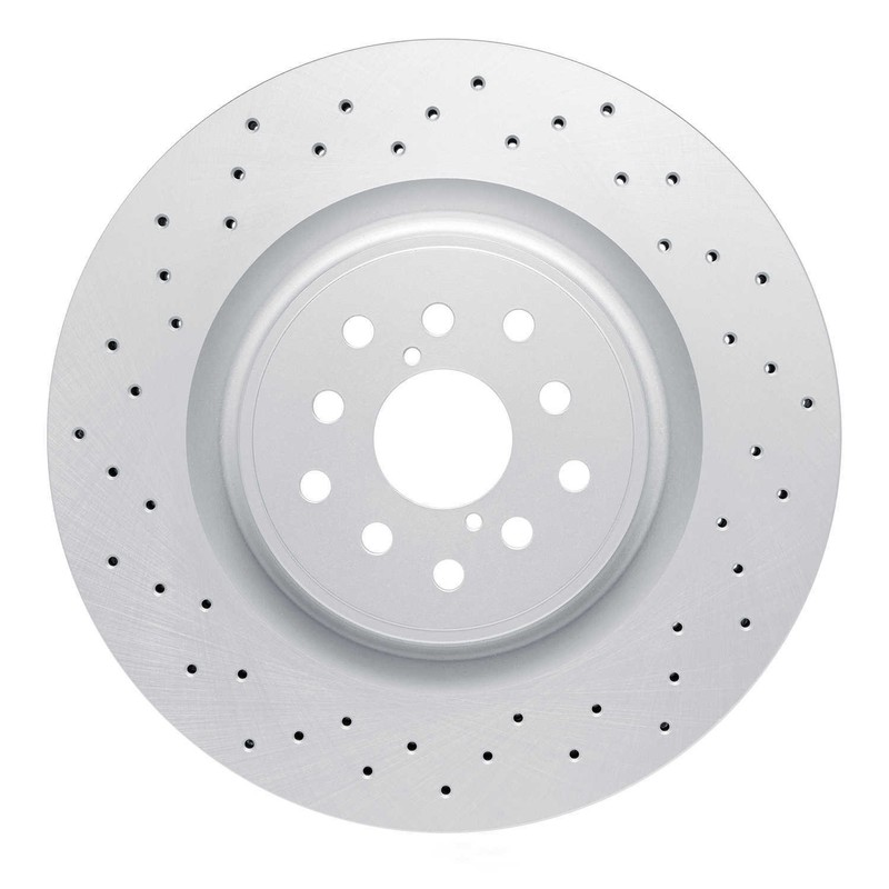 Disc Brake Rotor-Hi-carbon Alloy Geomet Coated Rotor – Drilled fits 2018 WRX STI