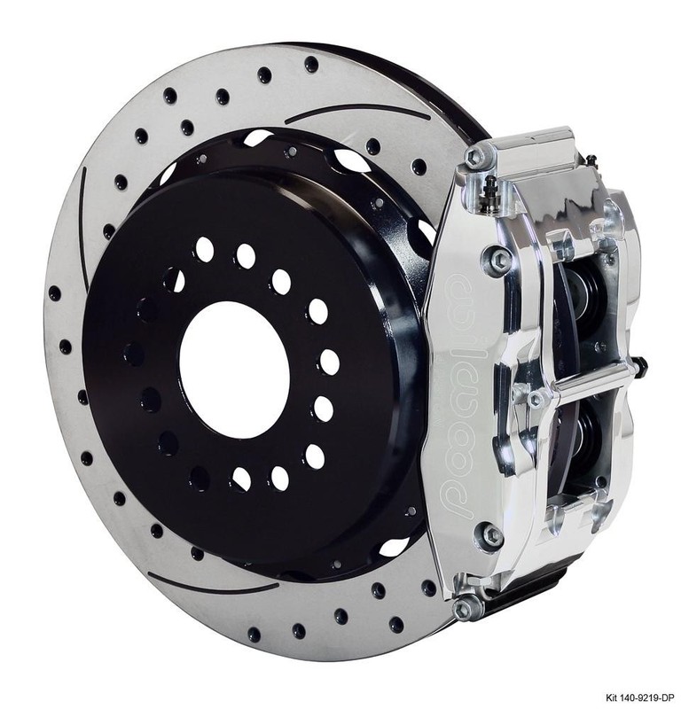 Wilwood Disc Brake Caliper / Rotor / Pad Kit – KIT,REAR,BIG Fits Ford NEW STYLE,