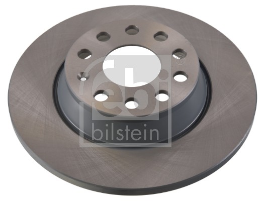 2x Febi 108194 Rear Brake Discs Pair 282mm Solid Fits Audi Roewe Seat