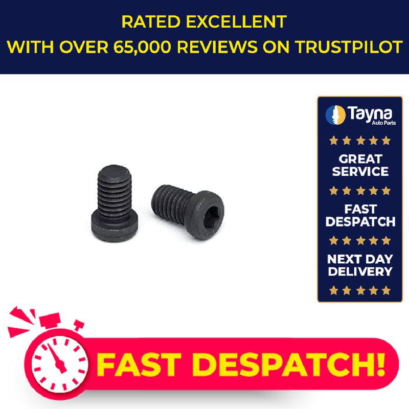 Brake Disc Screw Bolt fits BMW 318 E30 1.8 Front 82 to 94 34111123072 Apec New