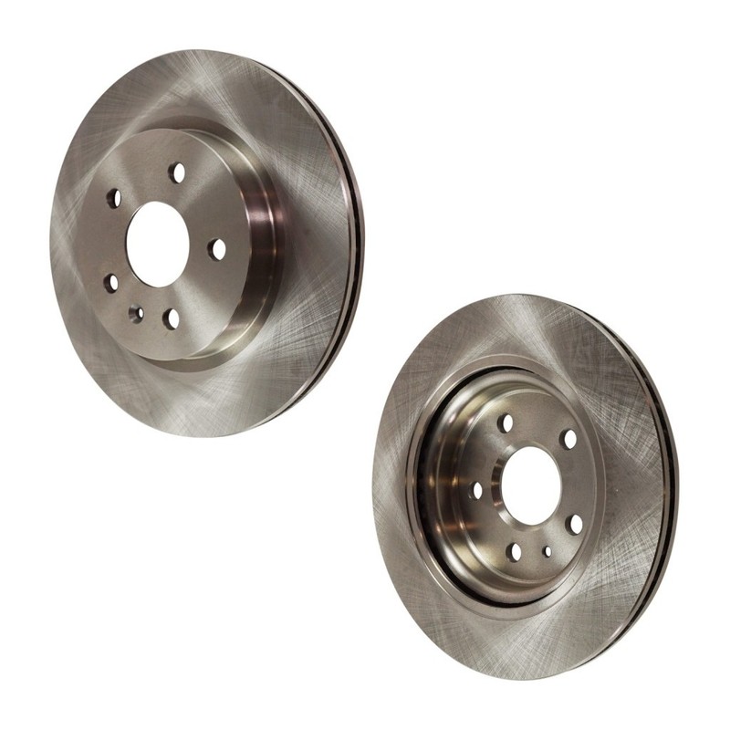 For Chevy Camaro 2016-2020 Brake Disc Driver Passenger Side Pair Rear Natural