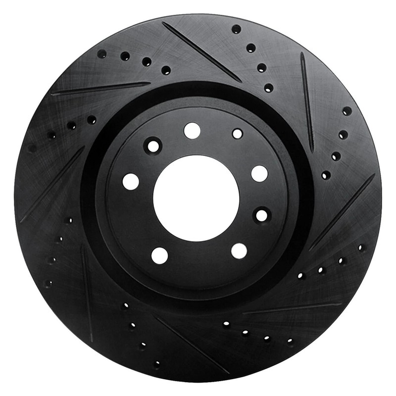 For Mazda RX-8 04-11 Brake Rotor eLINE Drilled & Slotted 1-Piece Front Passenger