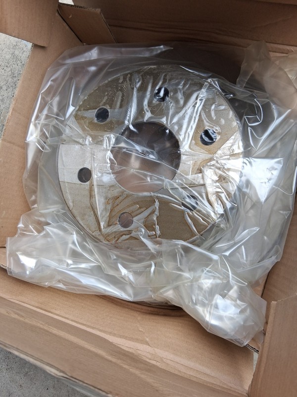 Auto Extra P/N AX55066 Rear Disc Brake Rotors New In Original Packaging (Set)