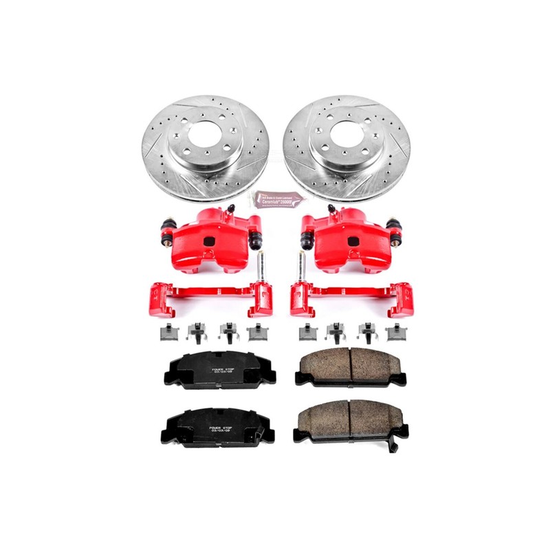 Power Stop KC699 1-Click Z23 Evolution Sport Brake Kit for 90-00 Honda Civic