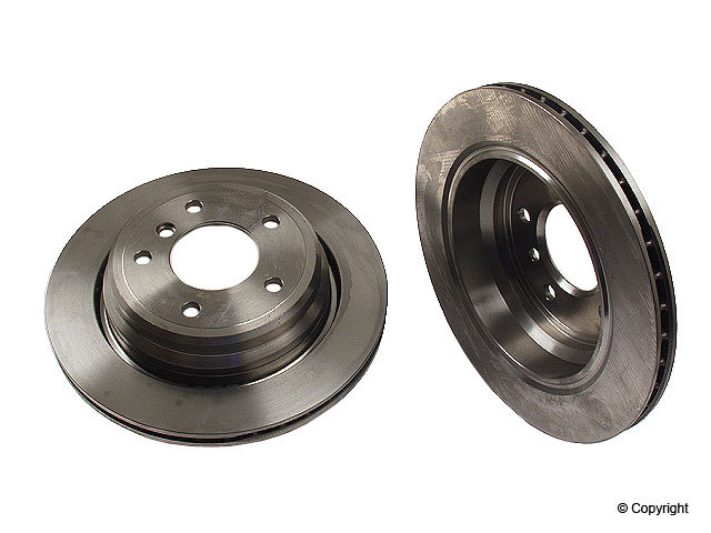 PREMIUM QUALITY (2) Rear Brake Disc Rotor 34131 34162 1577