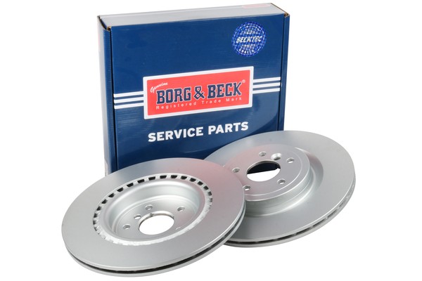 2x Brake Discs Pair Vented fits JAGUAR XF X260 2.0D Rear 2015 on 325mm Set B&B gallery