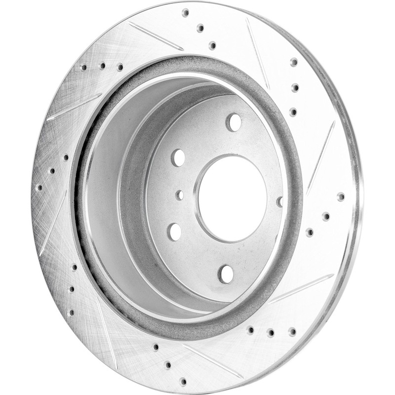 Disc Brake & Pad Kit For 07-2018 Chevy Silverado 1500 Rear LH RH Cross-drilled gallery