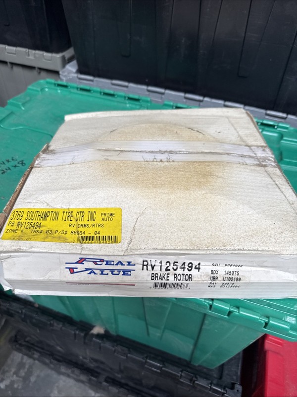 (1) Real Value Disc Brake Rotor-4WD IAP Rv125494bd125494