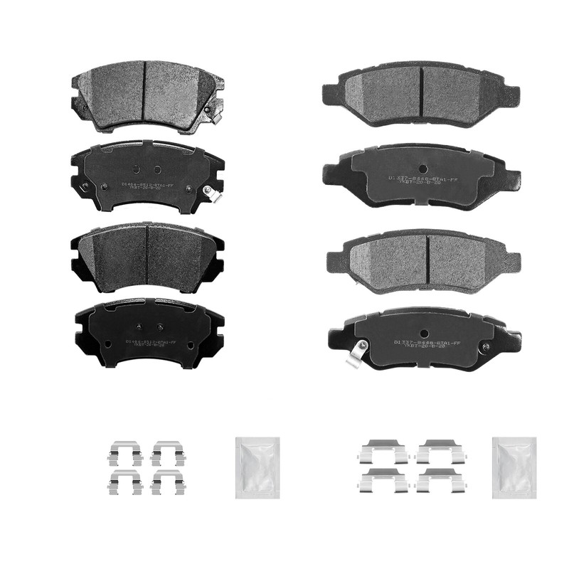 Front & Rear Drilled Rotors +Ceramic Brake Pads For Chevrolet Camaro 2010-2015 gallery