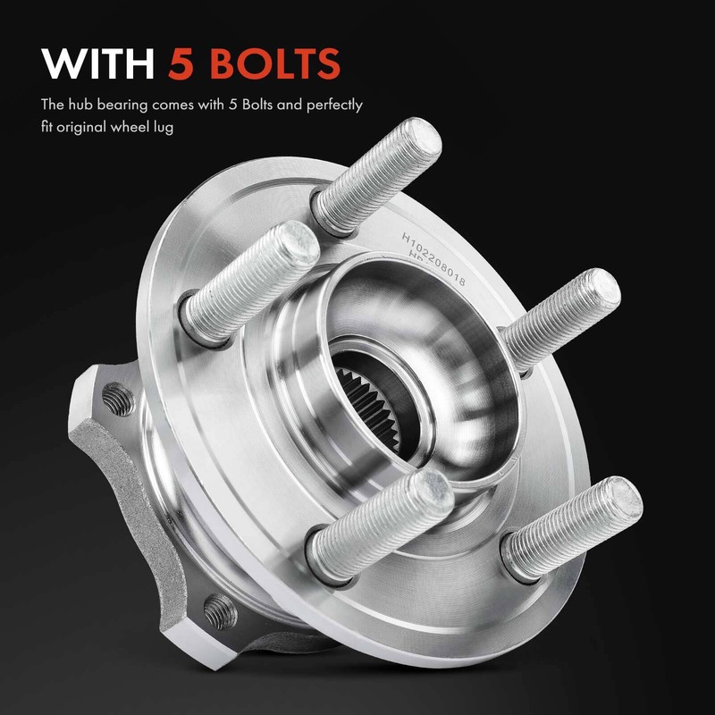 8x Rear Drilled Rotor & Brake Pad + Wheel Hub Bearing for Dodge Charger Chrysler gallery