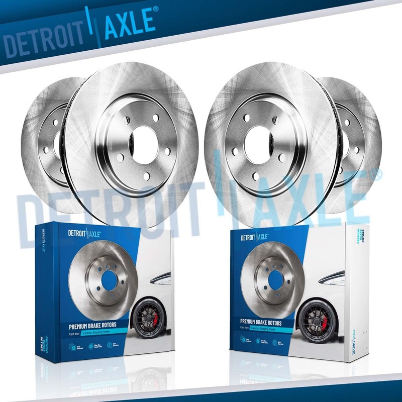 Front Rear Brake Rotors for 2003 2004 2005 2006 2007 2008-2011 Lincoln Town Car