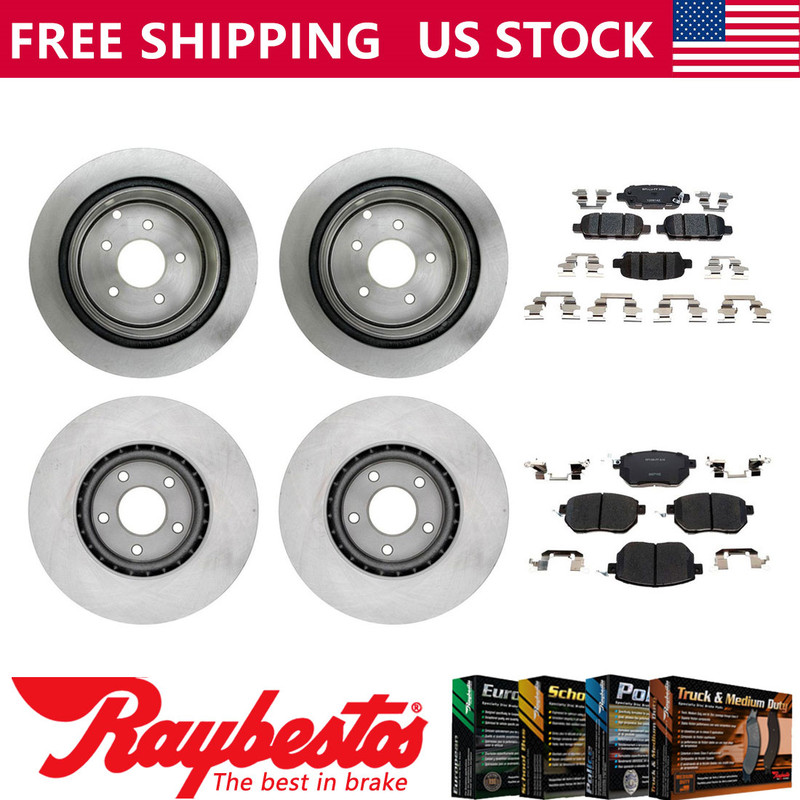 For 2009-2011 Murano Front Rear Brake Rotors & Ceramic Brake Pads – Raybestos