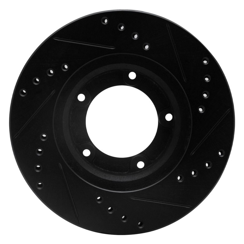 For Toyota Pickup 90-95 Brake Rotor eLINE Drilled & Slotted 1-Piece Front Driver gallery