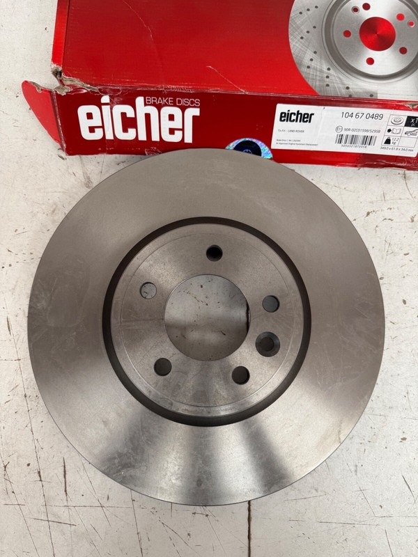 Front Brake Disc x1 349mm for RANGE ROVER L405 L494 L462 EICHER 104670489