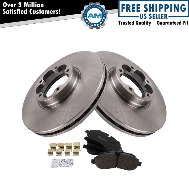 Front Brake Pad & Rotor Kit Fits 15-20 Ford