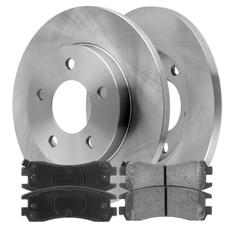 Rear Solid Brake Rotors & Ceramic Pads For Buick Allure; LaCrosse 09-08 - 278mm gallery
