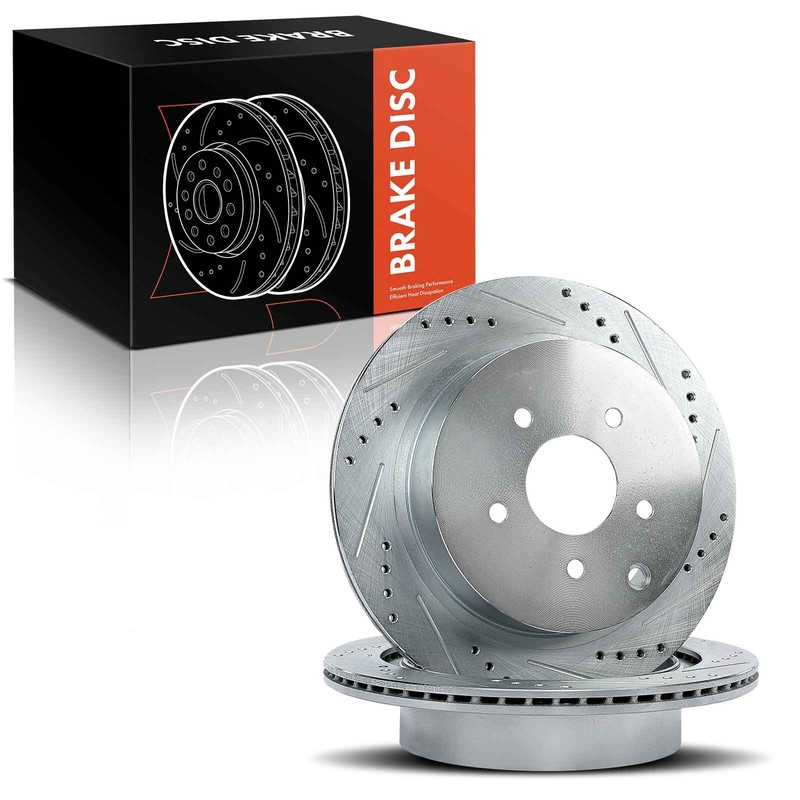 2x 307.7MM Rear Drilled Brake Rotors for Nissan Murano Quest INFINITI QX60 QX70 gallery