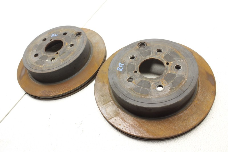 2022-2023 Subaru WRX Brake Rotor Set Rear Pair Driver Passenger Left Right 22-23 gallery