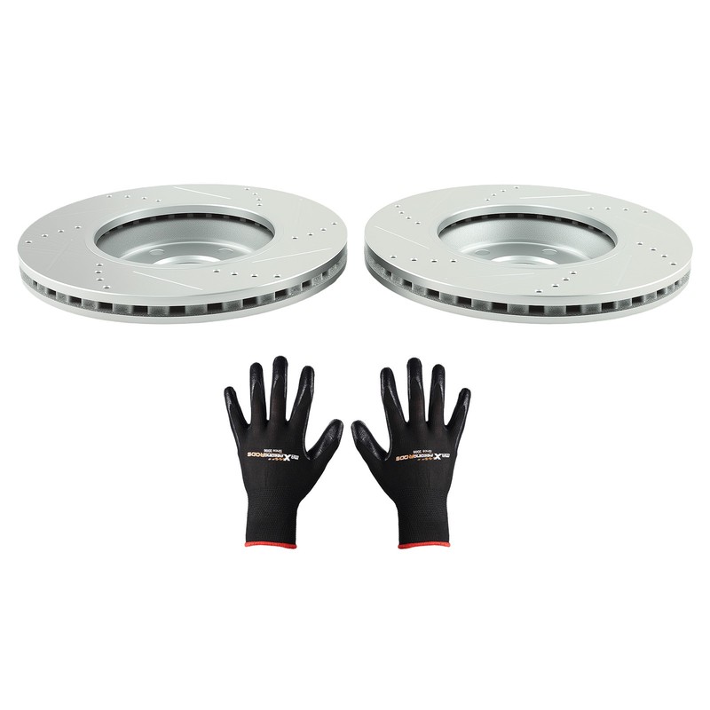 Front Disc Brake Rotors Kit for Pontiac Pursuit 2006 / Saturn Aura 2007-2009