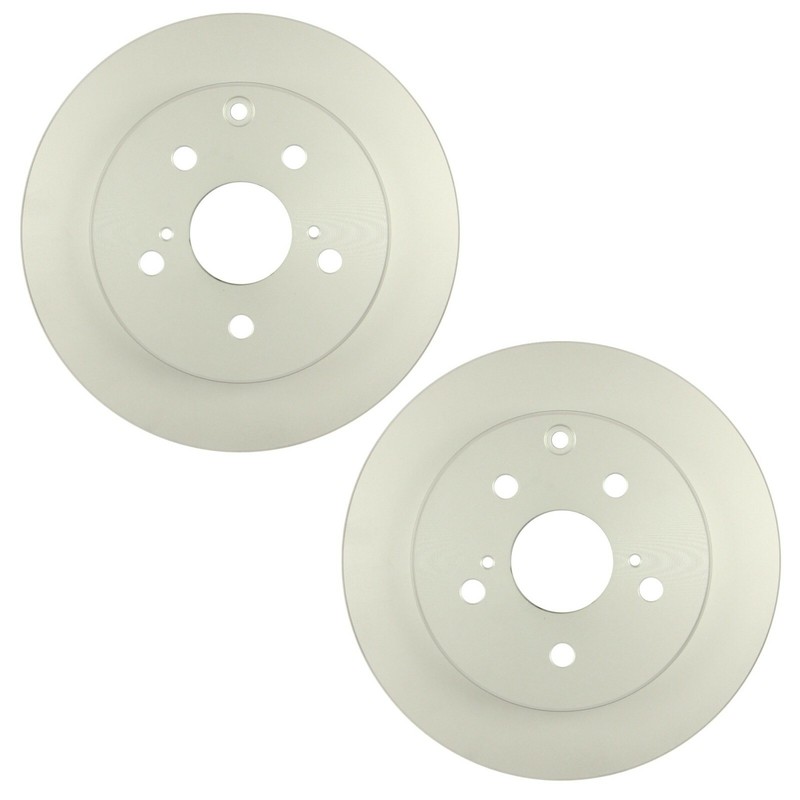 Bosch Pair Set 2 Rear Solid 281mm Disc Brake Rotors For Lexus HS250h Toyota RAV4