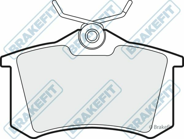 Rear Brake Discs and Pads Set FOR VW EOS 140bhp 2.0 06->15 1F7 1F8 BFit gallery
