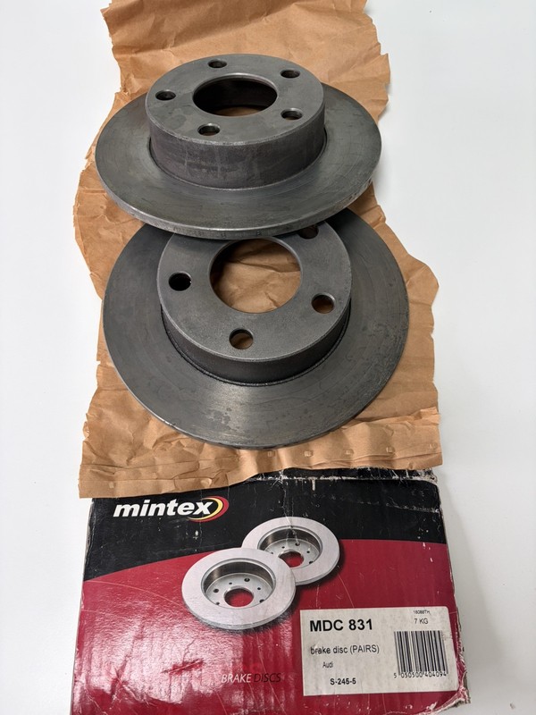 Mintex MDC831 – 245mm Rear Brake Discs – Audi & VW – Unused