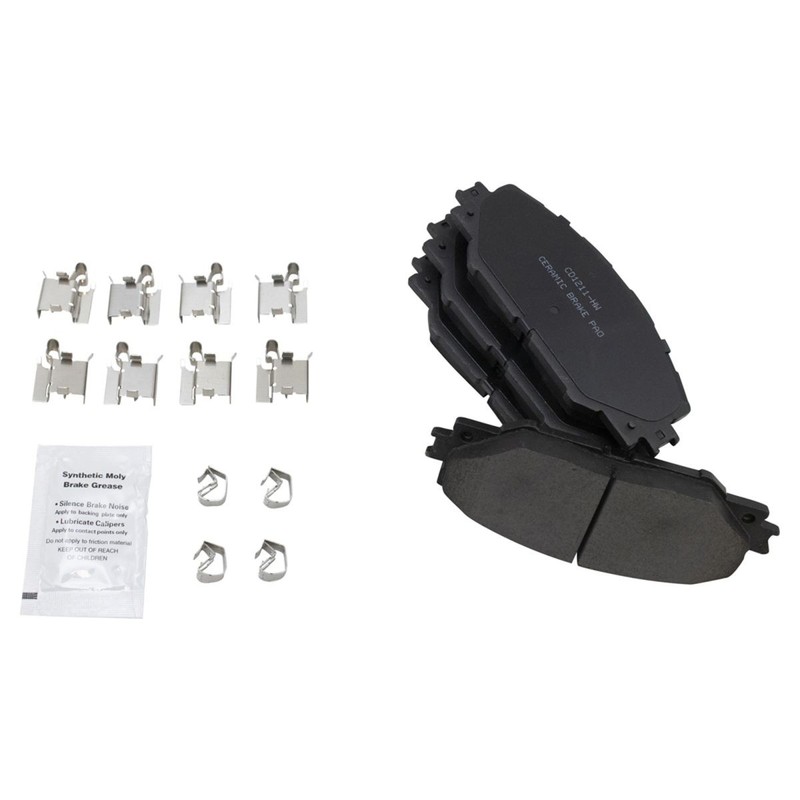 Front & Rear Ceramic Brake Pads & Rotor Kit Fits 2006-2018 Toyota RAV4 gallery