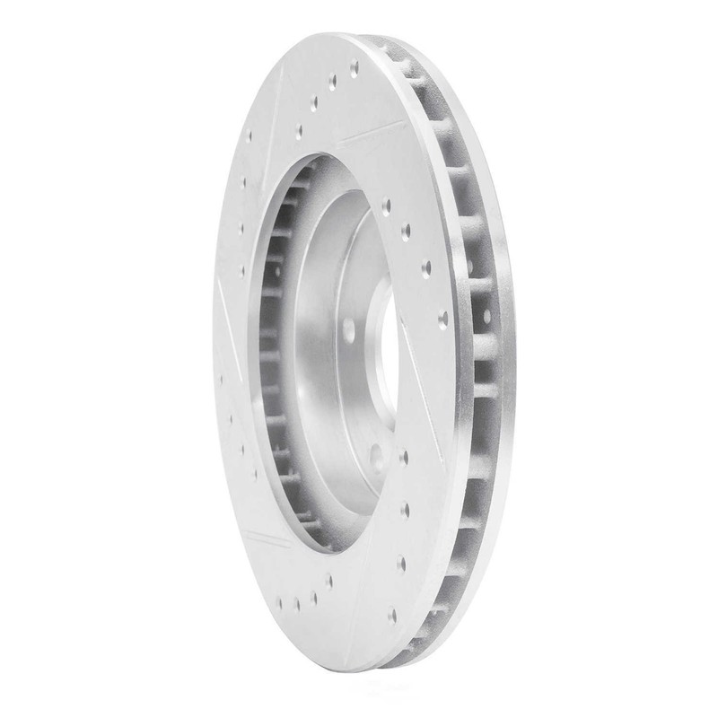 Disc Brake Rotor-Brake Rotor - Drilled And Slotted - Silver DFC 631-67048R gallery