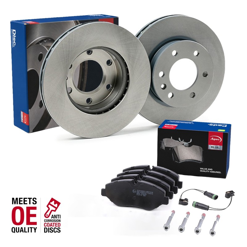 MERCEDES SPRINTER 2006- FRONT BRAKE DISCS AND PADS 209 309 211 311 213 313