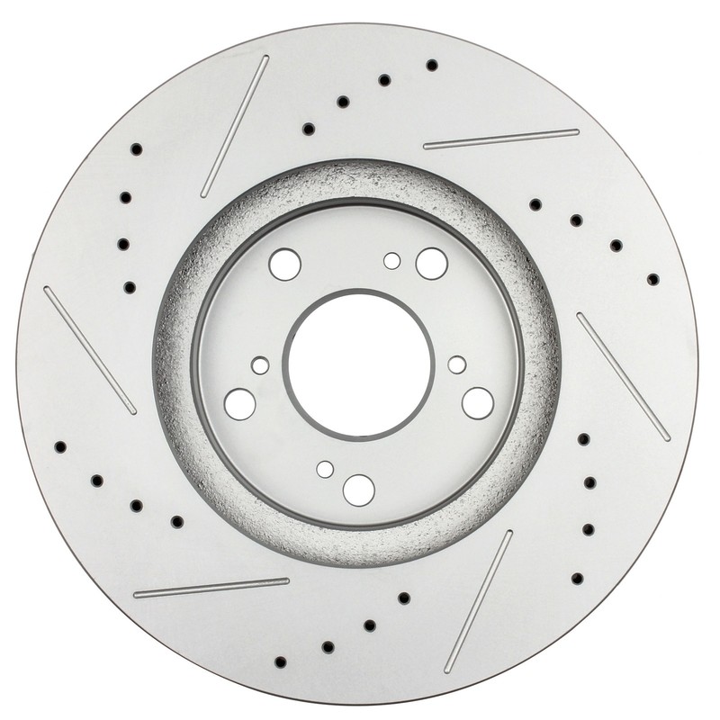Fits Acura TL 1999 2000 2001 2002 2003 Front And Rear Slotted Brake Rotors Discs gallery