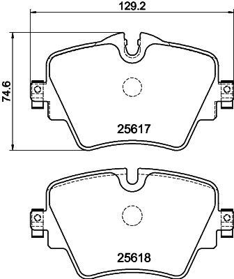 DON Front Discs & Brake Pads Service Kit Fits BMW 2 Series 3 Series 4 Series gallery