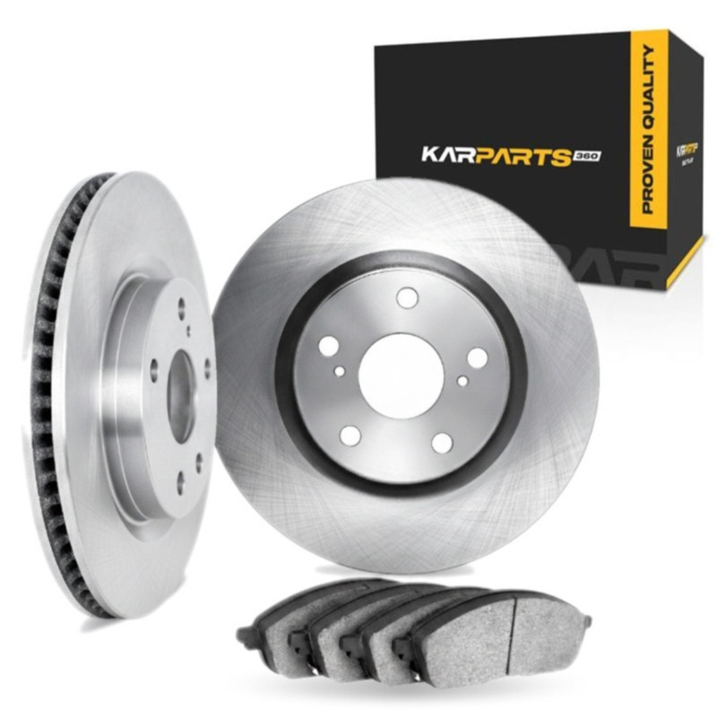 For Audi A3 2006-2013 Brake Set Front | Cast Iron | Vented | Plain Rotor Style