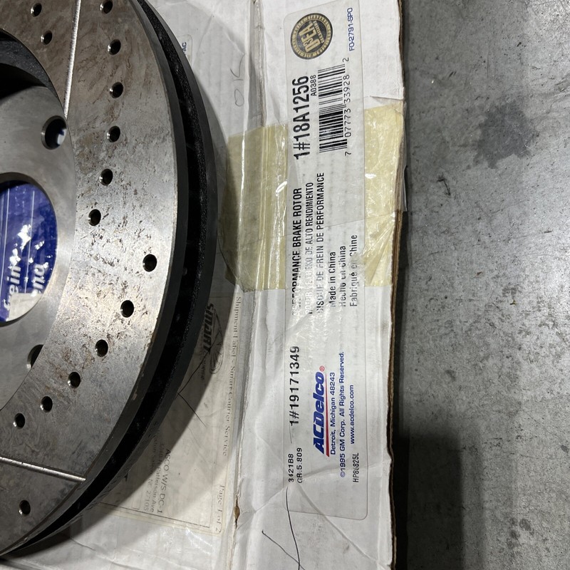 ACDelco Performance Brake Rotor Assembly 19171349 for Severe Duty 18A1256 gallery