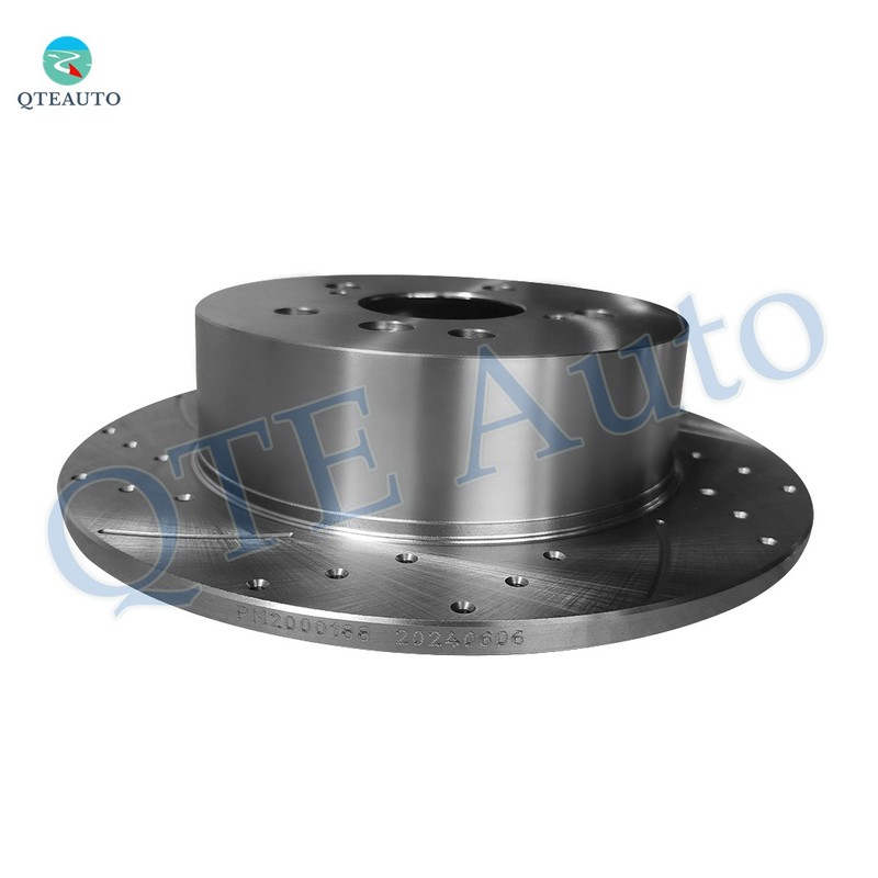 4 Front 296mm-Rear 281mm Drilled Slotted Brake Rotors For 2007-2011 Toyota Camry gallery
