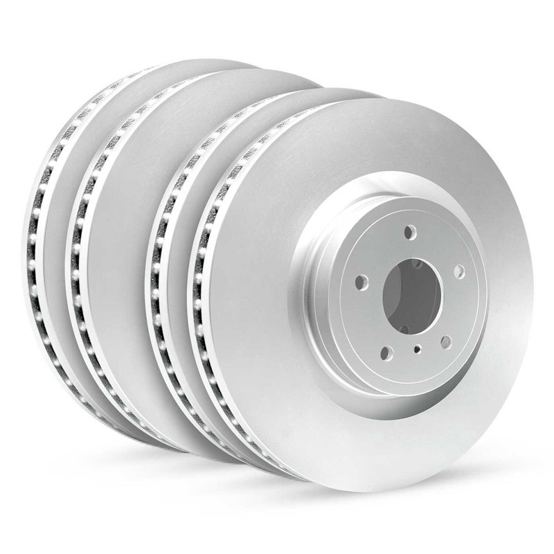 For Bentley Continental 04-18 R1 Concepts Front & Rear Brake Rotor Set