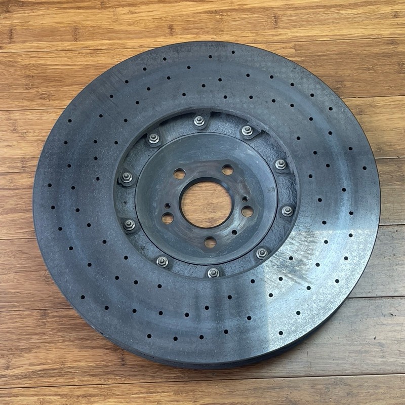 2021-2025 Audi RS7 4K8 4.0L AWD Carbon Ceramic Brake Caliper & Rotor Set 21k OEM gallery