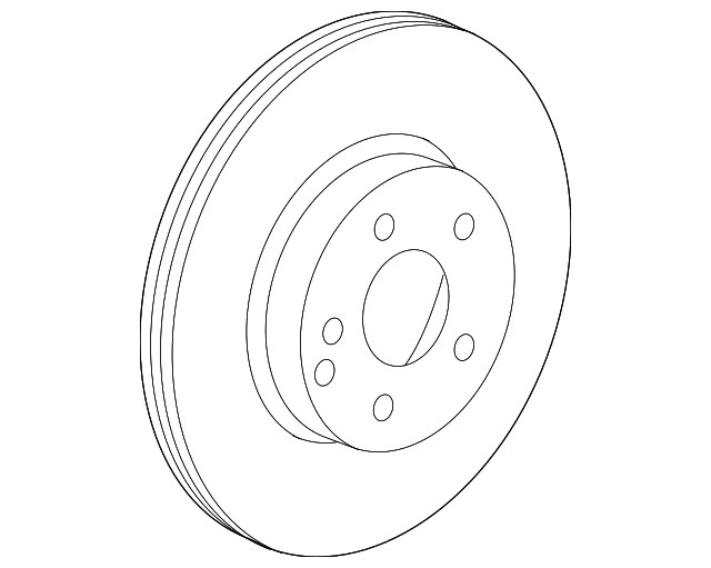 Genuine Mercedes-Benz Disc Brake Rotor 246-421-26-12-07 gallery