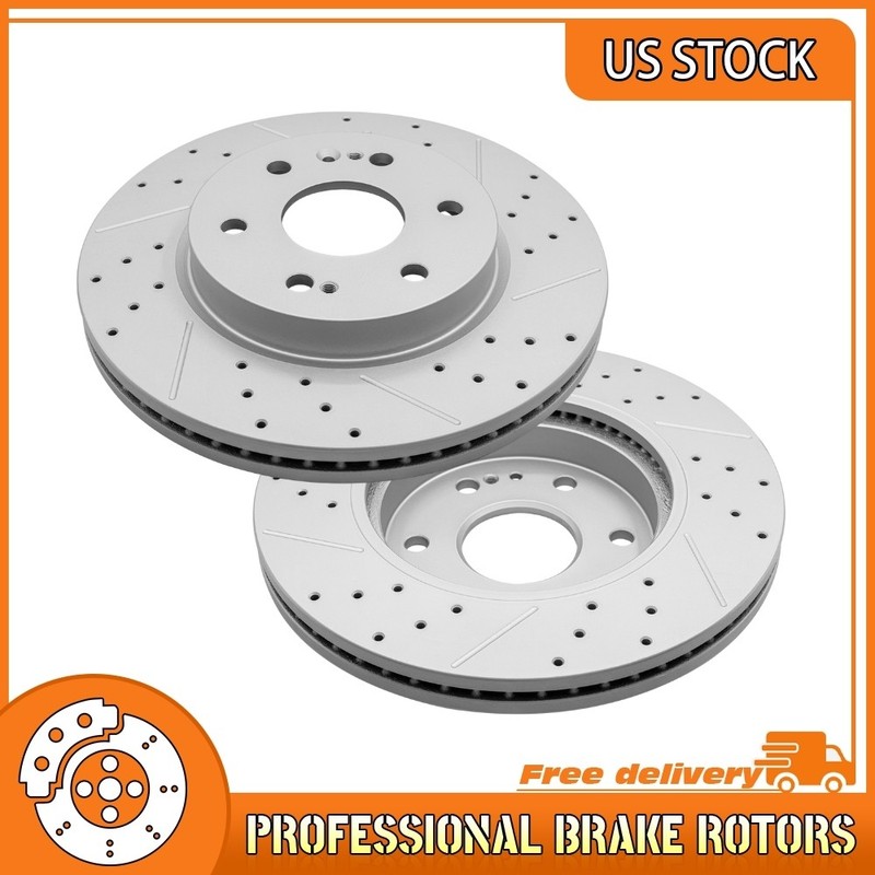 Front Drilled Brake Rotor For Silverado Sierra Escalade Yukon Tahoe Suburban